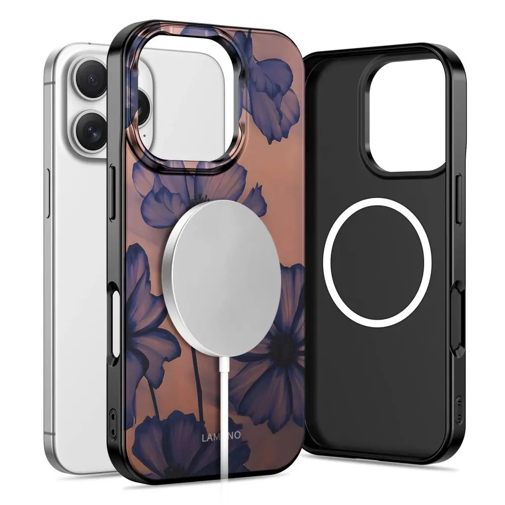 Tech-Protect Lamano MagSafe obal, iPhone 16 Pro Max, velvet night