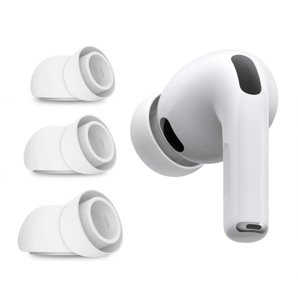 Tech-Protect Ušní nástavce 3 kusy, Apple AirPods Pro 3, bílé