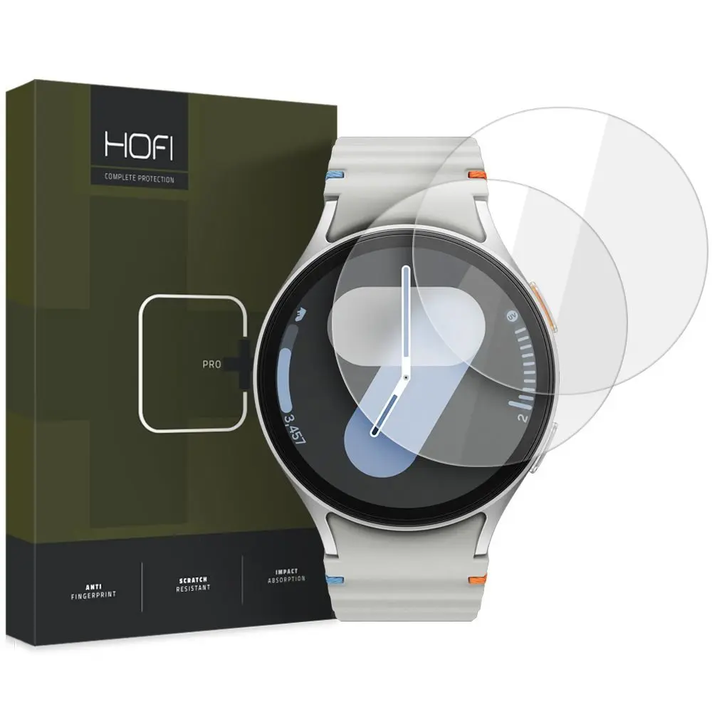 Hofi Pro+ Tvrzené sklo, Samsung Galaxy Watch 4 / 5 / 6 / 7 (44 mm), 2 kusy
