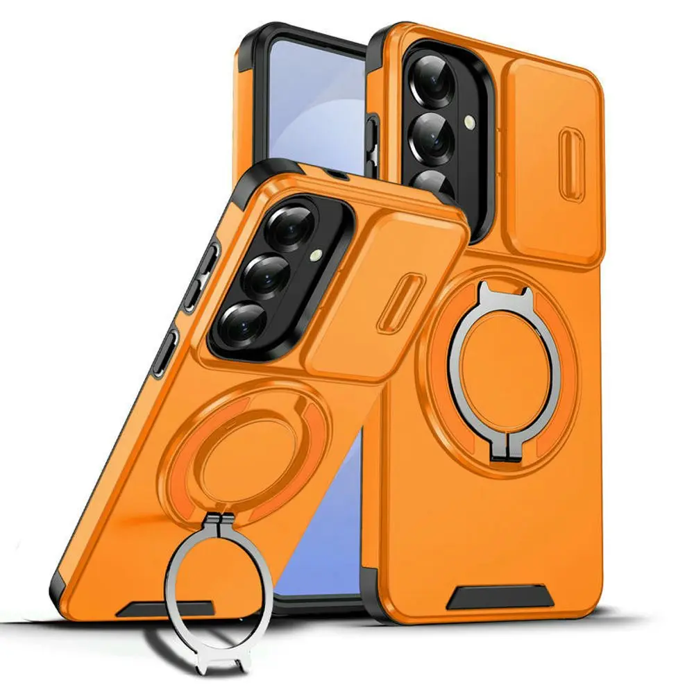 Camslide Stand obal, Samsung Galaxy S26 Plus, oranžový