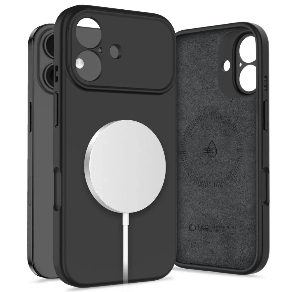 Tech-Protect Silicone MagSafe, iPhone 17, černý
