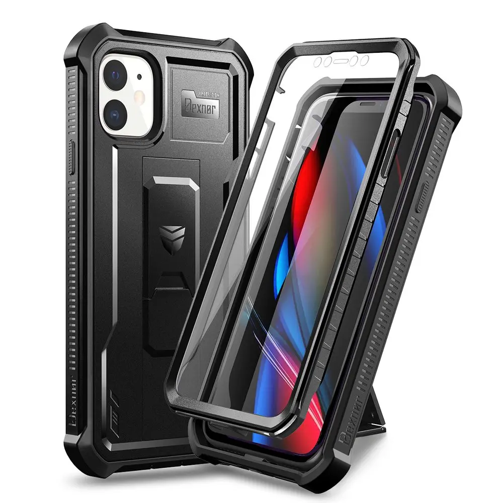 Dexnor 360 Kickstand obal iPhone 11, černý