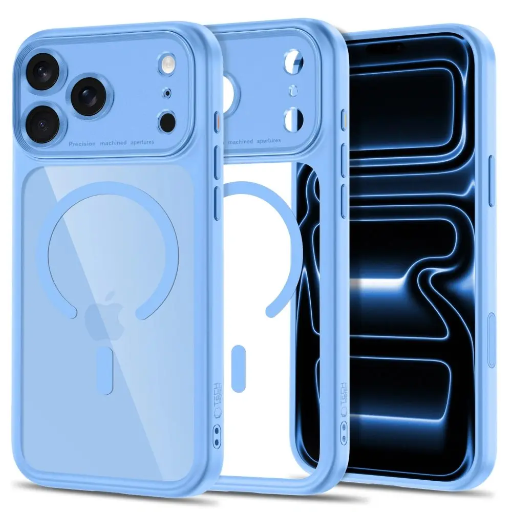 Tech-Protect MagPrime MagSafe CC, iPhone 17 Pro / 18 Pro, modrý