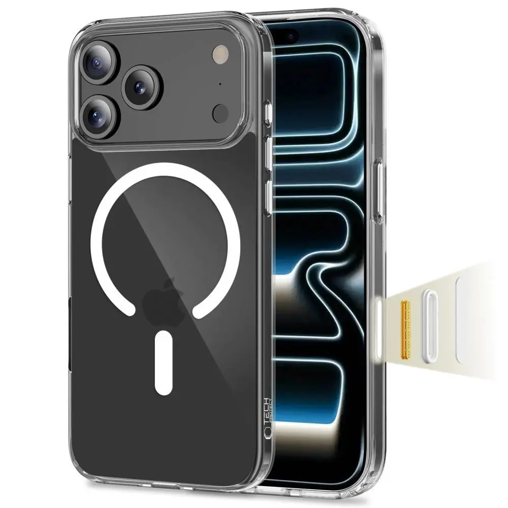 Tech-Protect Flexair Hybrid MagSafe CC, iPhone 17 Pro, průhledný