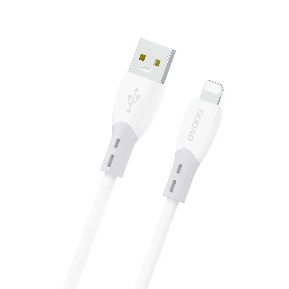 Dudao L25SL kabel USB-A - Lightning, 30W, 1 m, bílý