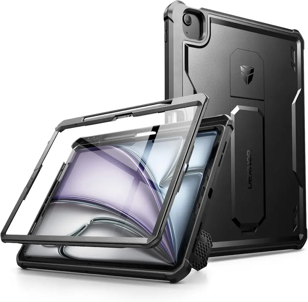 Dexnor 360 Kickstand obal iPad Air 13 2024 / 2025 / 2026, černý