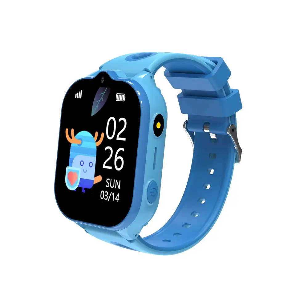 Dětské chytré hodinky LT52E 4G Video Call s GPS, Wi-Fi a SOS funkcí, 950 mAh, modré
