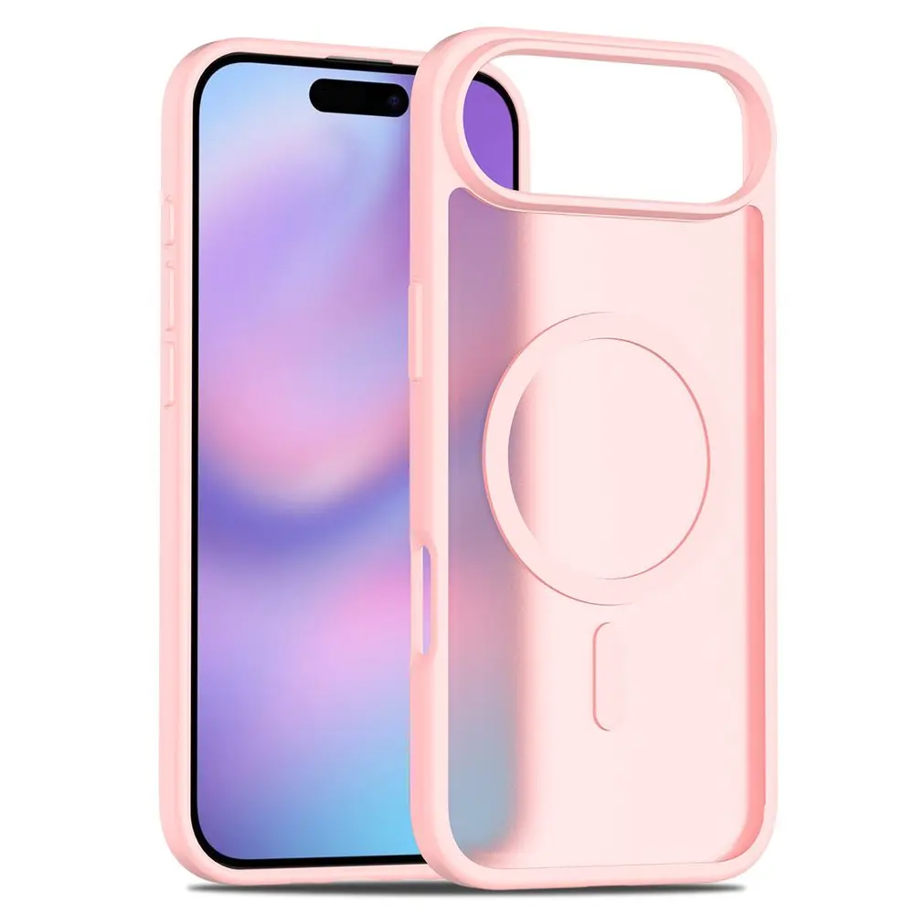 JP MagFit Colour MagSafe obal s N52 magnetem, iPhone Air, světle růžový