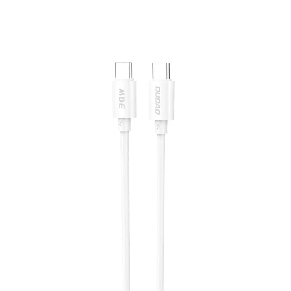 Dudao L4C kabel USB-C - USB-C, 30W, 2 m, bílý