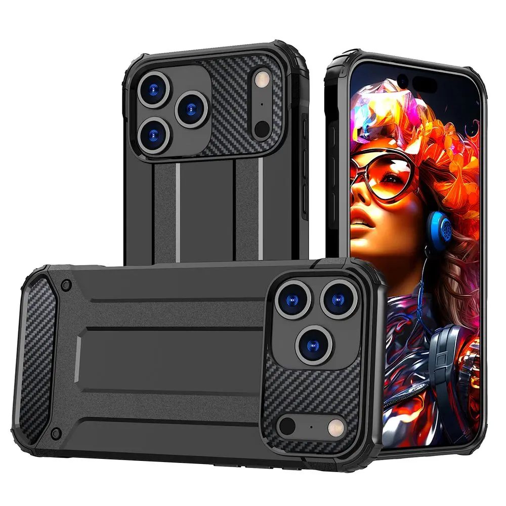 Hybrid Armor iPhone 17 Pro, černé