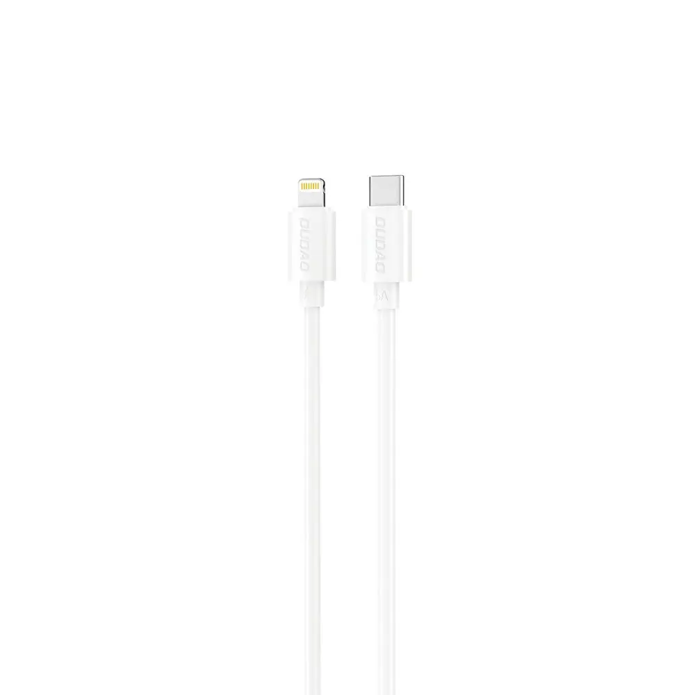 Dudao L4X kabel USB-C - Lightning, 30W, 1,2 m, bílý