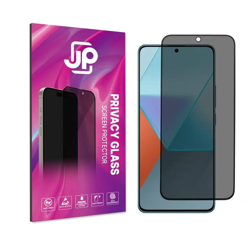 JP Privacy Tvrzené sklo, Xiaomi Redmi Note 13 Pro Plus 5G, černé