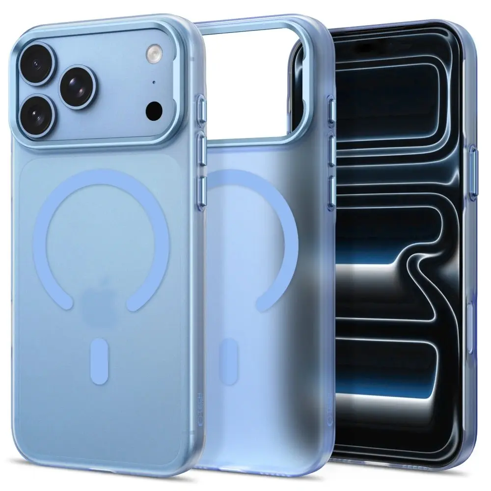Tech-Protect MagZero MagSafe, iPhone 17 Pro Max / 18 Pro Max, matná světle modrá