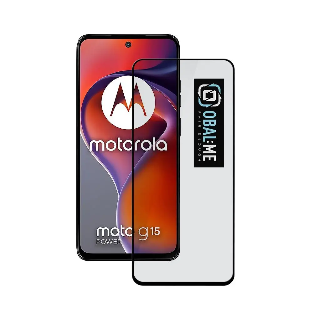 OBAL:ME 5D Tvrzené Sklo pro Motorola G15/G15 Power Black 57983124654