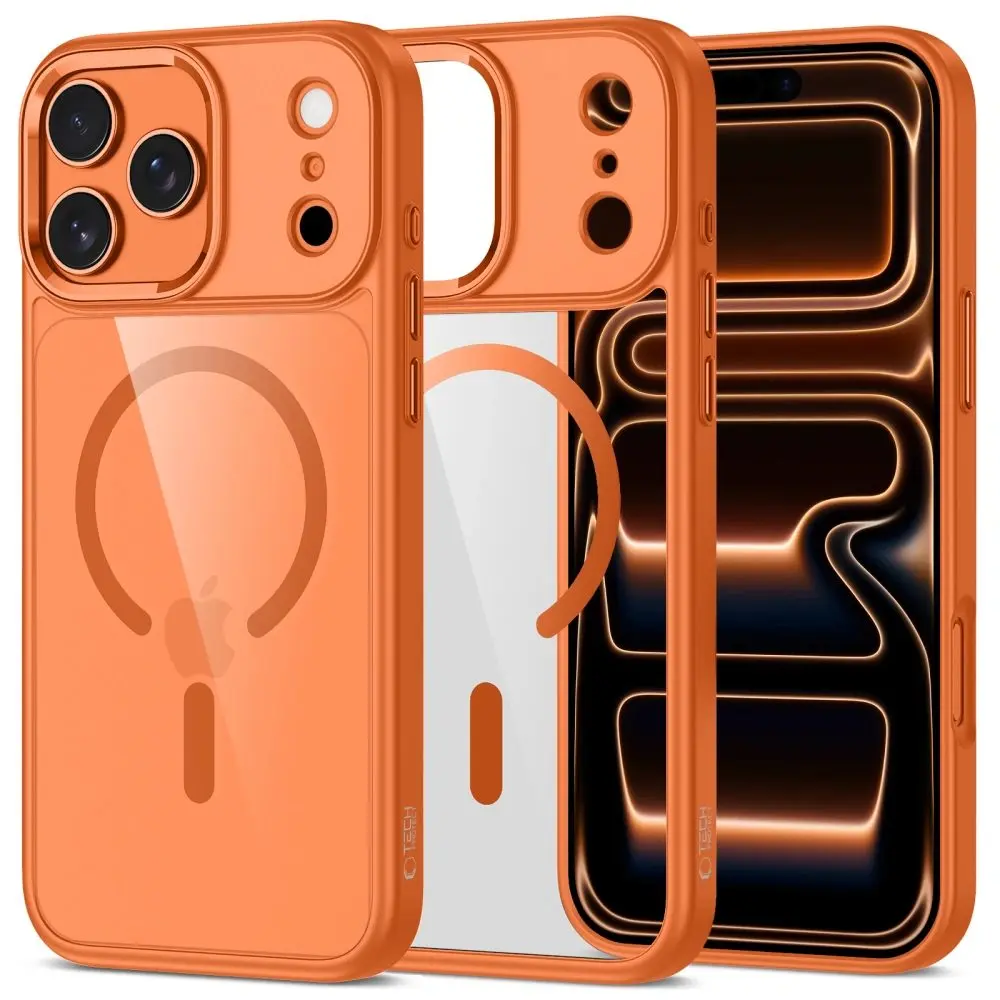 Tech-Protect MagMat MagSafe, iPhone 17 Pro, oranžový
