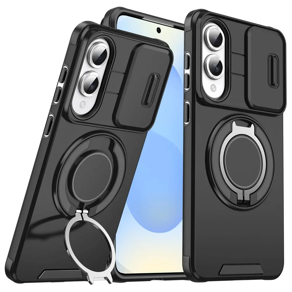 Camslide Stand obal, Samsung Galaxy S25 Edge, černý