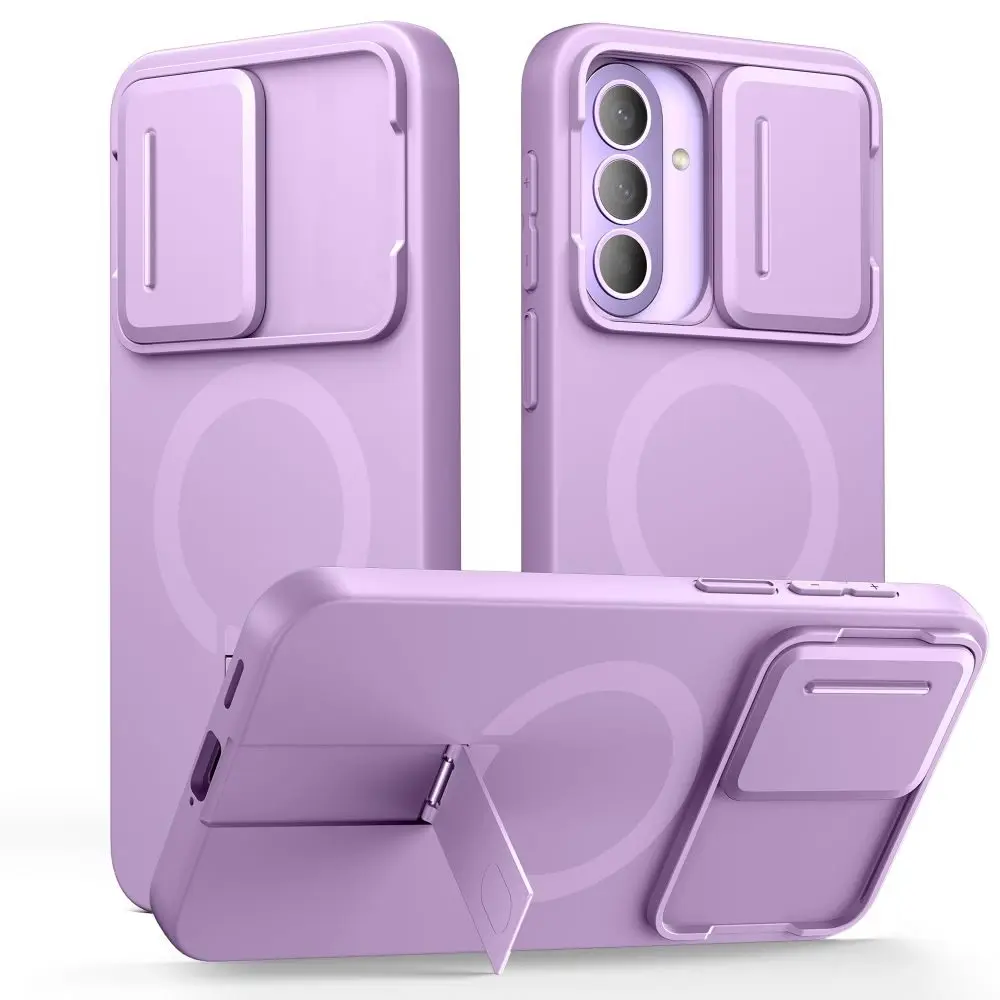 Tech-Protect Kevlar Aura MagSafe pouzdro, Samsung Galaxy A57, fialové