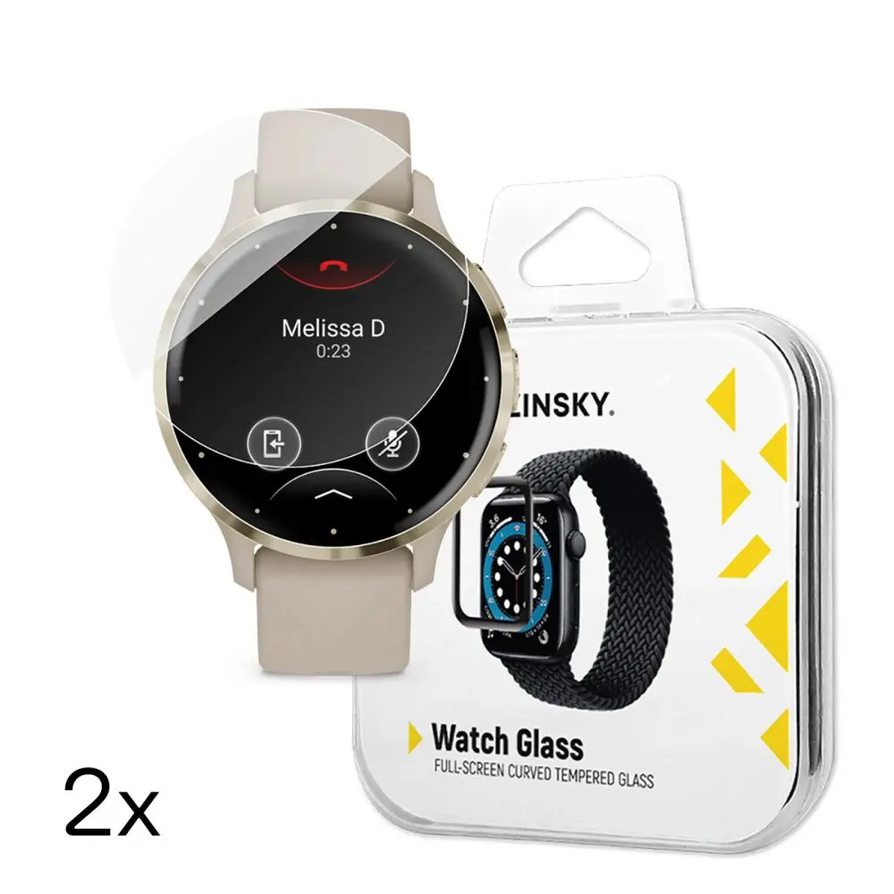 Wozinsky Watch Glass tvrzené sklo, Garmin Venu 3S 41mm, 2 kusy