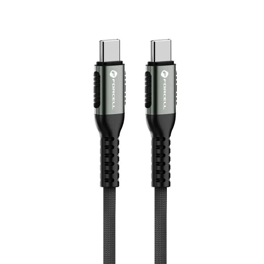 Forcell F-Energy kabel USB-C - USB-C, QC4.0, PD, 5A, 240W, 0,5 m, černý
