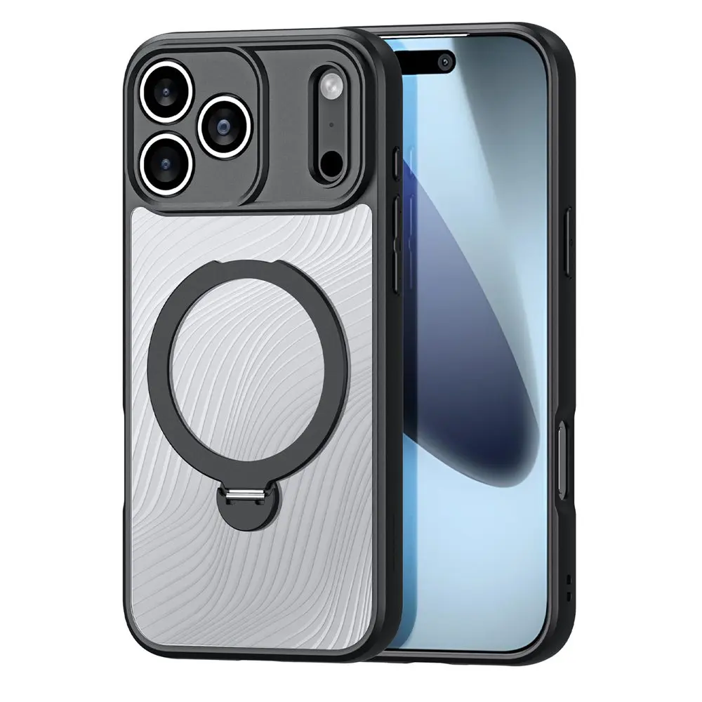 Dux Ducis Aimo Mag Magnetic Ring, iPhone 17 Pro Max, černé