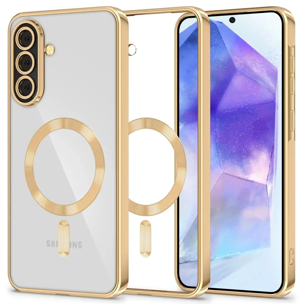 Tech-Protect MagFlex MagSafe Samsung Galaxy A57 5G, lesklá zlatá