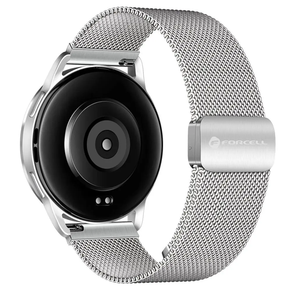 F-Design FS11 Ocelový řemínek pro hodinky Samsung Watch 20 mm, stříbrný