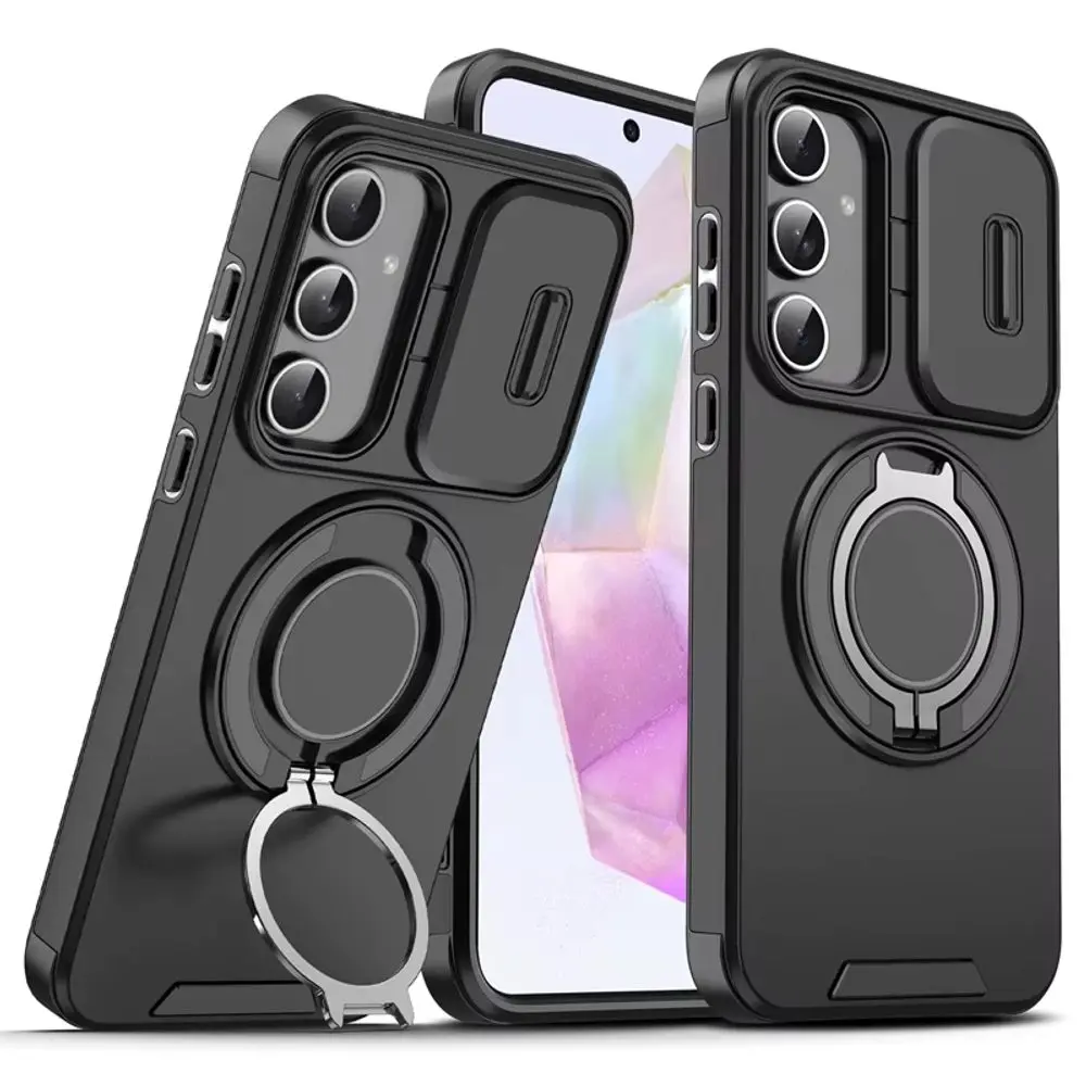 Camslide Stand obal, Samsung Galaxy A26 5G, černý