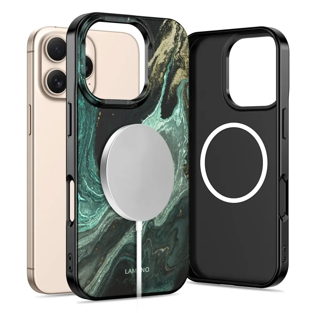 Tech-Protect Lamano MagSafe obal, iPhone 16 Pro Max, verde aura
