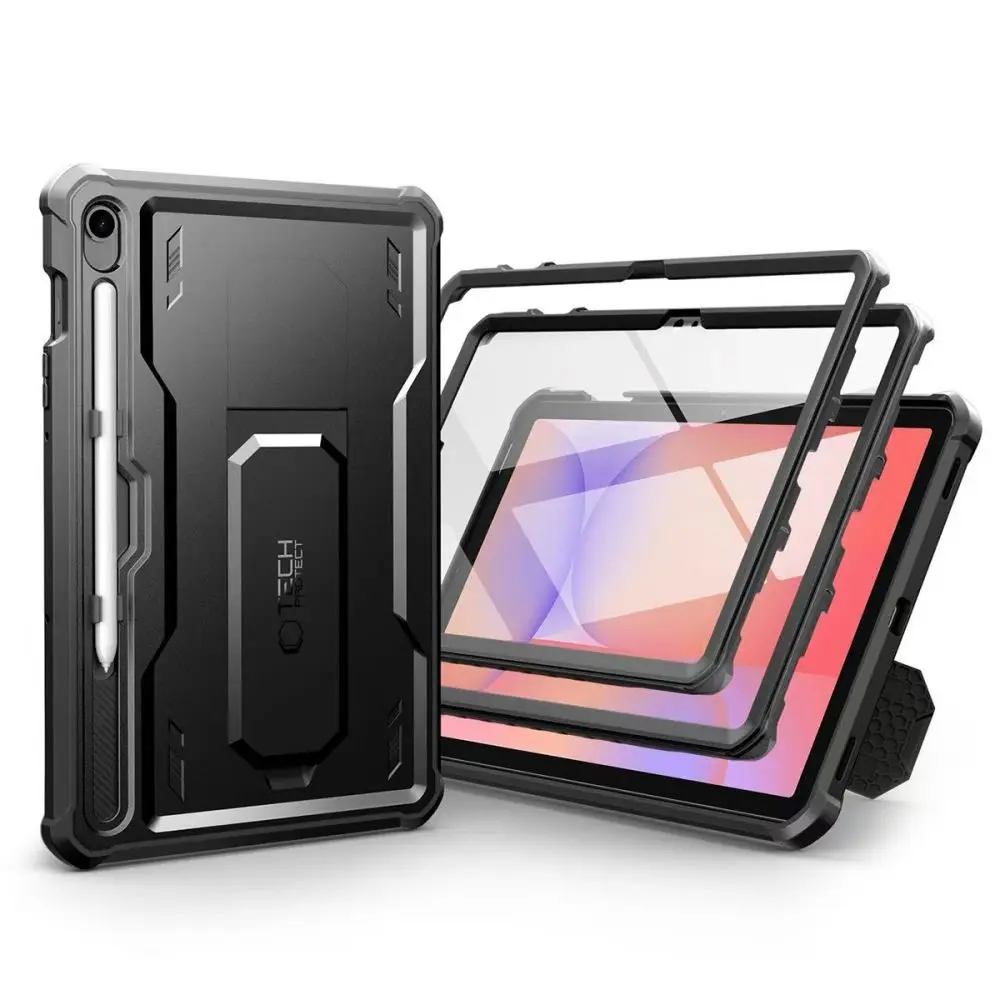 Tech-Protect Kevlar Pro pouzdro, Samsung Galaxy Tab S9 11.0 / S10 FE / S10 Lite 10.9 X710 / X716B / X520 / X526 / X400 / X406B, černé