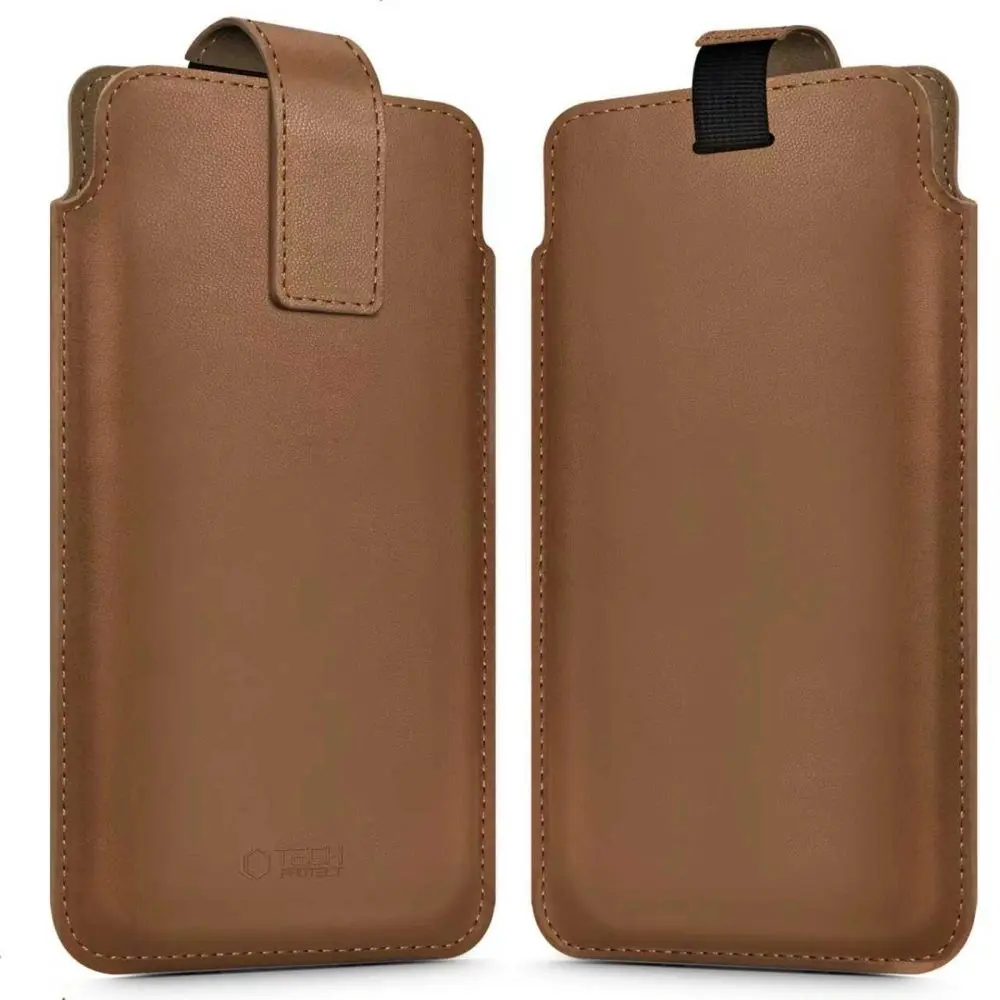 Tech-Protect SM65 Univerzální obal na telefon 6,0–6,9 ″, hnědý