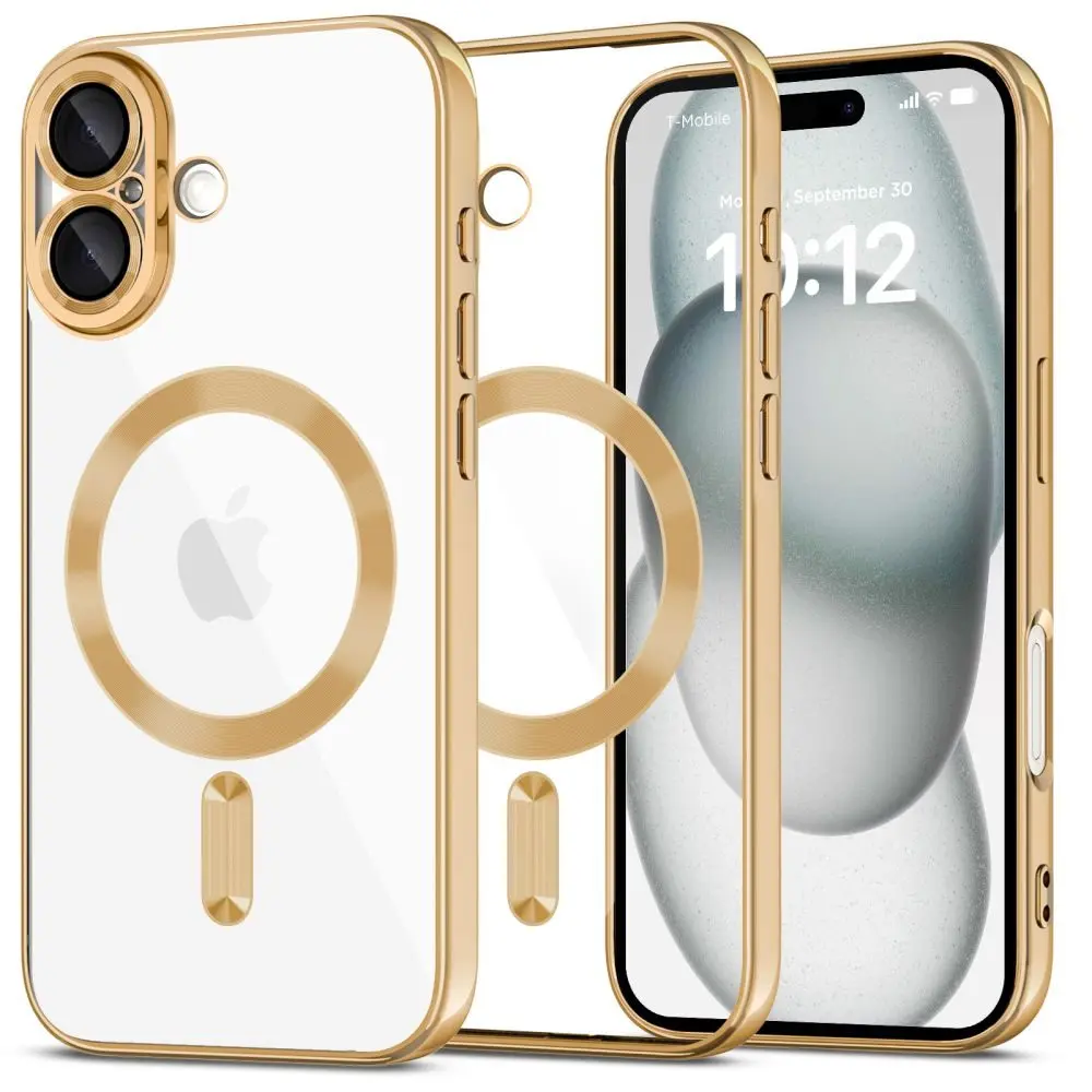 Tech-Protect MagFlex MagSafe iPhone 16, lesklá zlatá