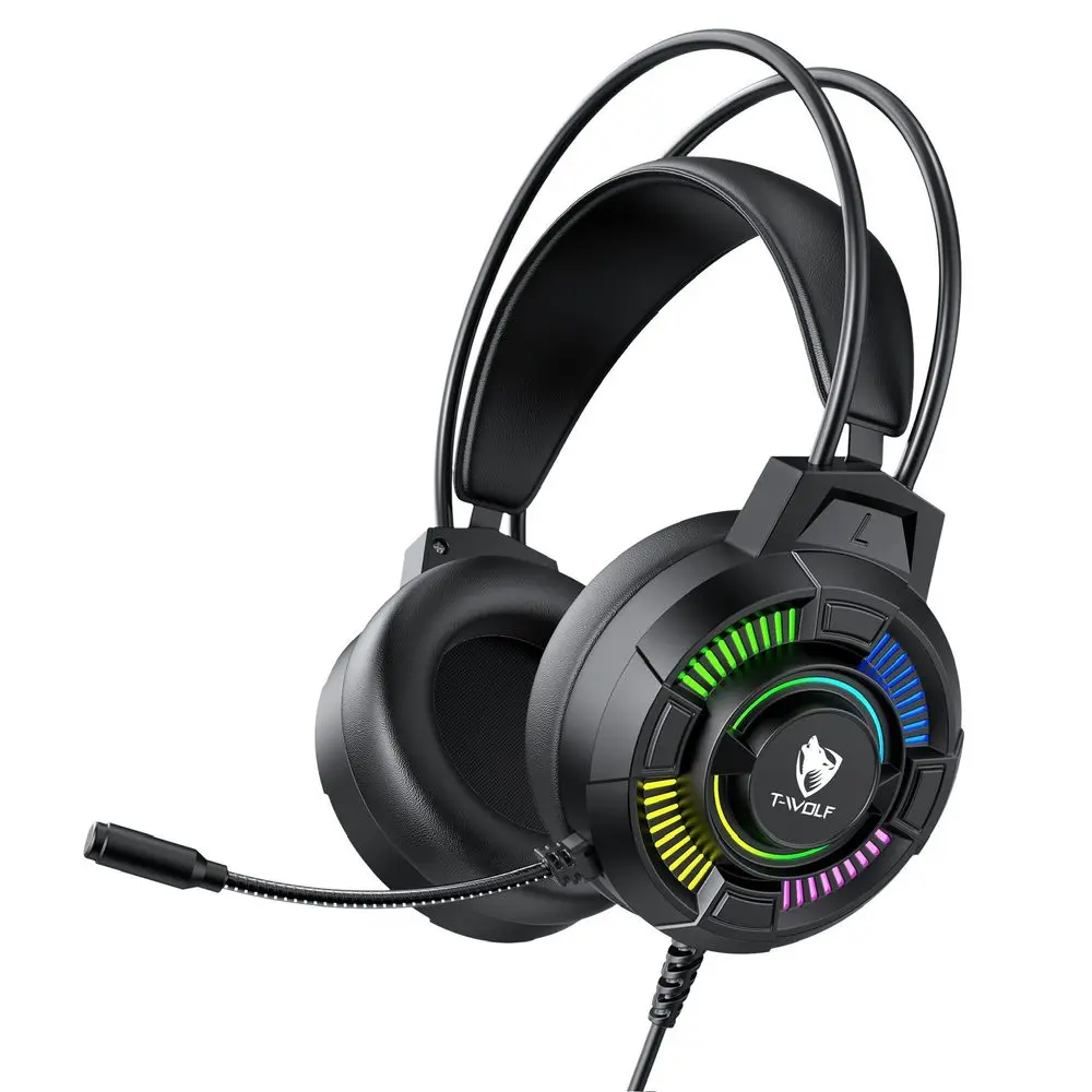 T-WOLF H140 RGB Gaming Headset sluchátka