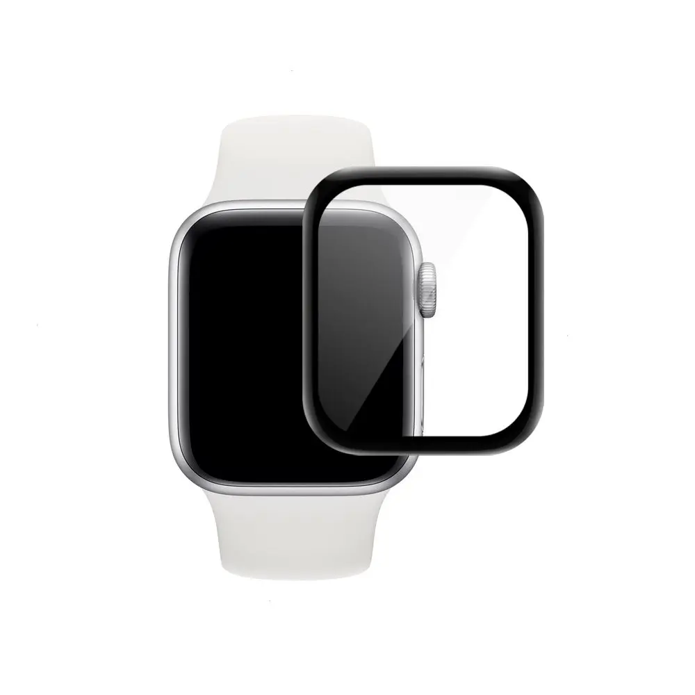 JP Watch Glass hybridní sklo, Apple Watch 4 / 5 / 6 / SE 1 / 2 / 3 (44 mm), černé