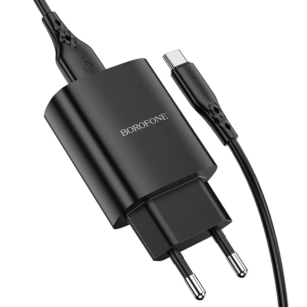 Borofone nabíječka BN1 Innovative - USB - USB C, 2,1A, černá