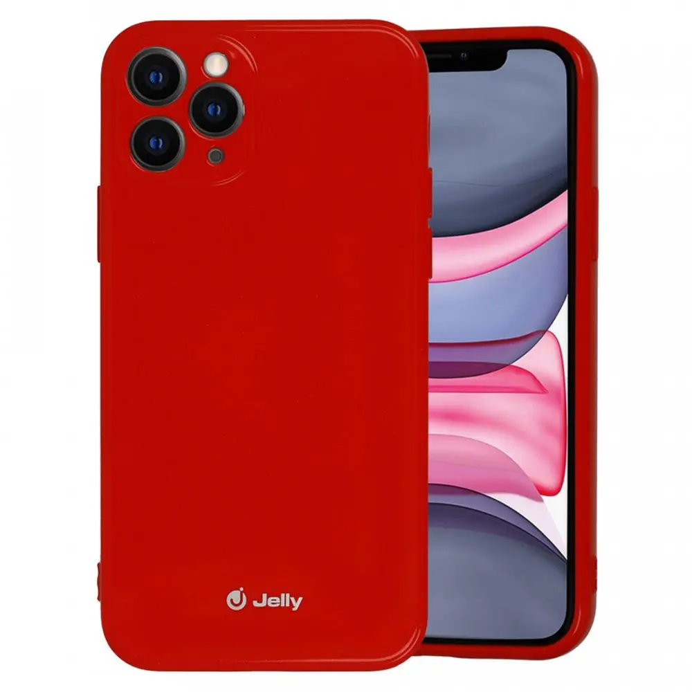 Jelly case Samsung Galaxy A72 4G / A72 5G, červený