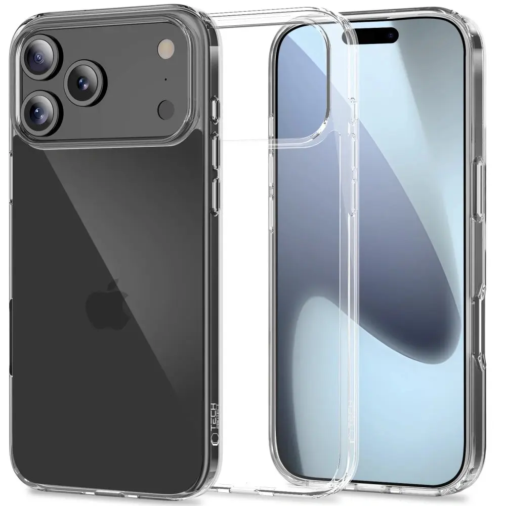 Tech-Protect Flexair Hybrid, iPhone 17 Pro, průhledný