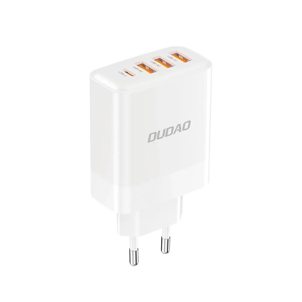 Dudao A5HEU nabíječka 3x USB, 1x USB-C, PD20W, bílá