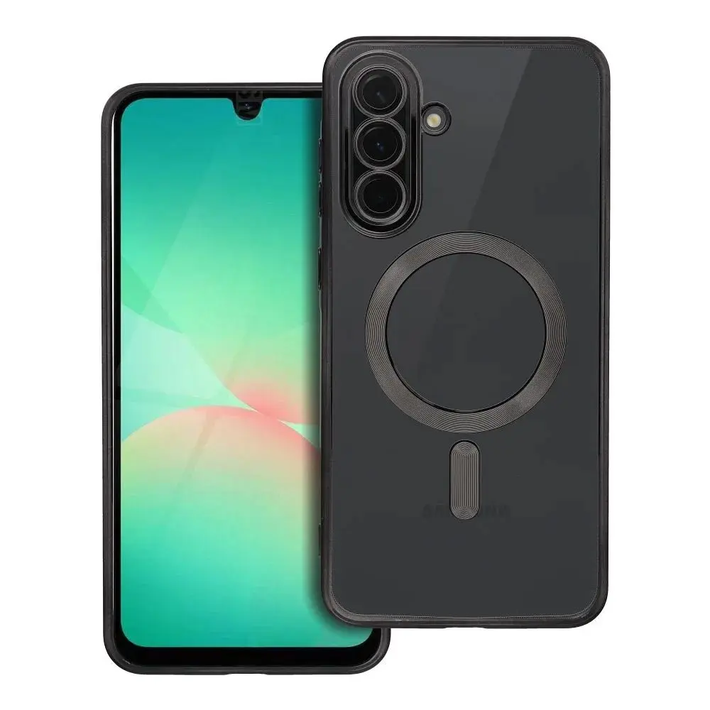 Forcell Case for Samsung A56 Electro Mag Cover compatible with MagSafe black 299839