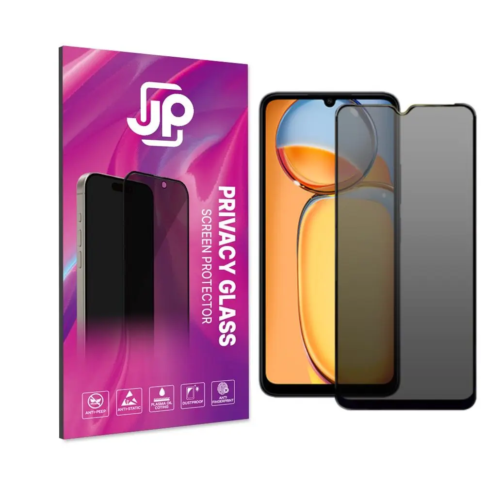 JP Privacy Tvrzené sklo, Xiaomi Redmi 15C, černé