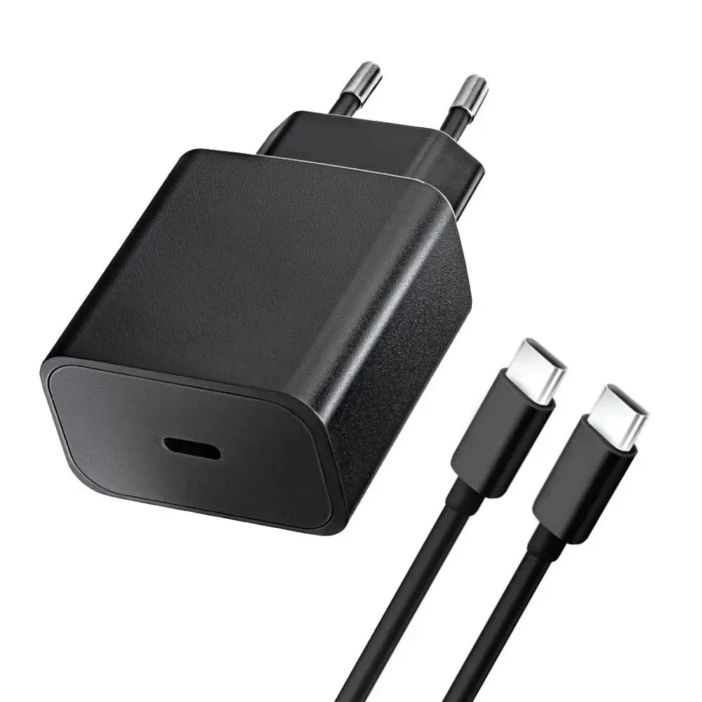BlueStar nabíječka USB-C + kabel USB-C - USB-C 3A 20W, PD, QC 4.0, TFB-TC-20WPD, černá