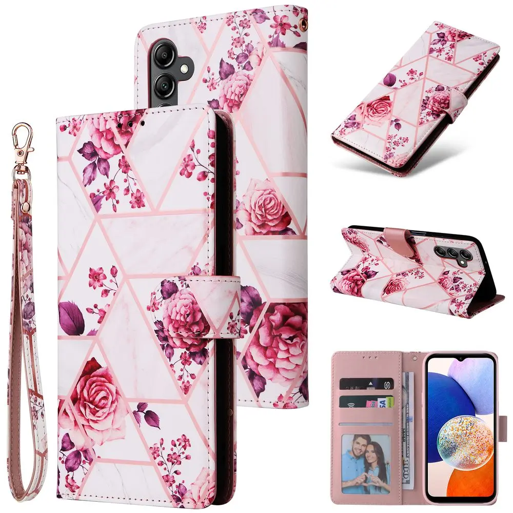 Magnet Case, Samsung Galaxy A15, marble