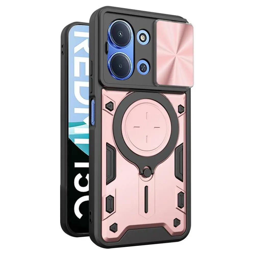 Techsuit CamGuard Pro, Xiaomi Redmi 15C 4G / 5G, rosegold