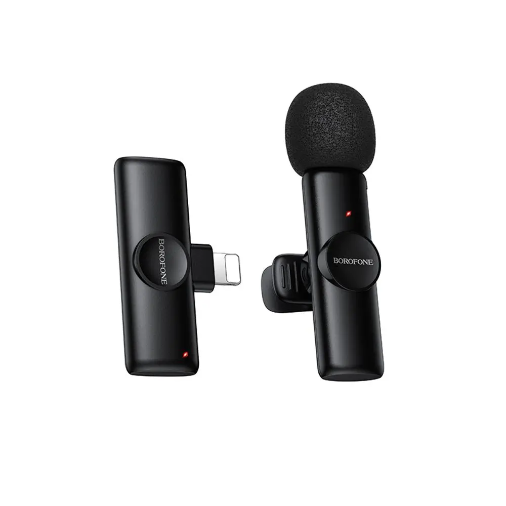 Borofone BFK16 Bezdrátový mikrofon Lightning, černý