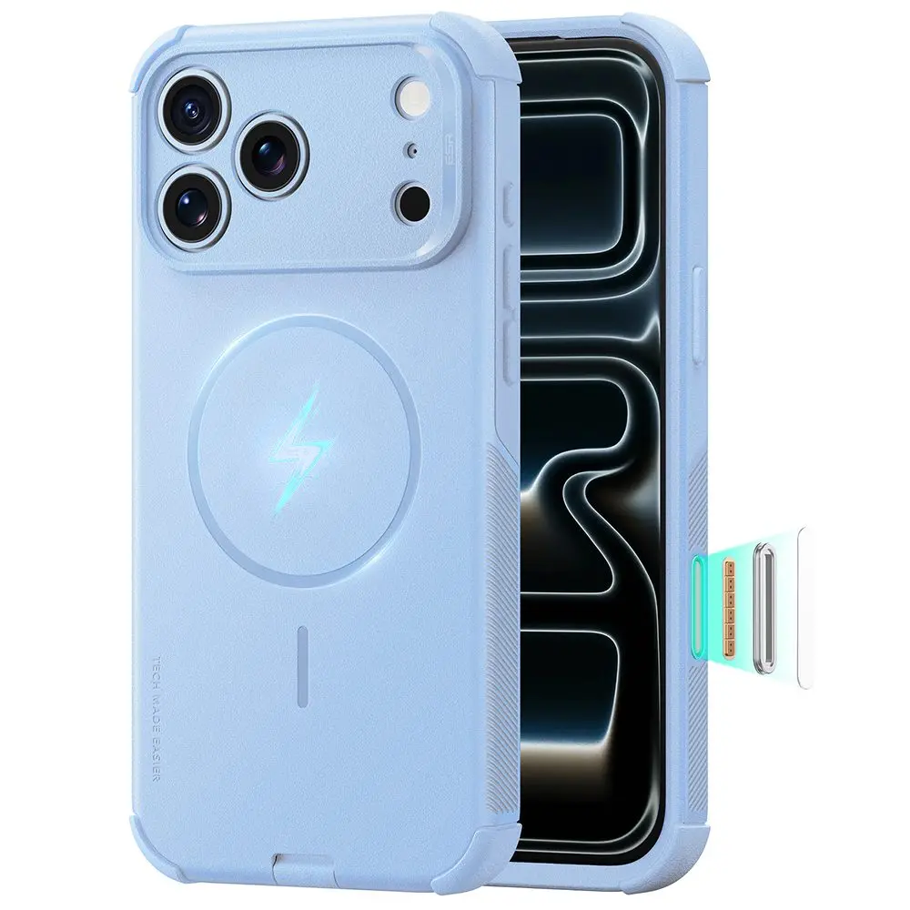 Kryt ESR Cyber Halolock, iPhone 17 Pro Max / 18 Pro Max, světle modrý
