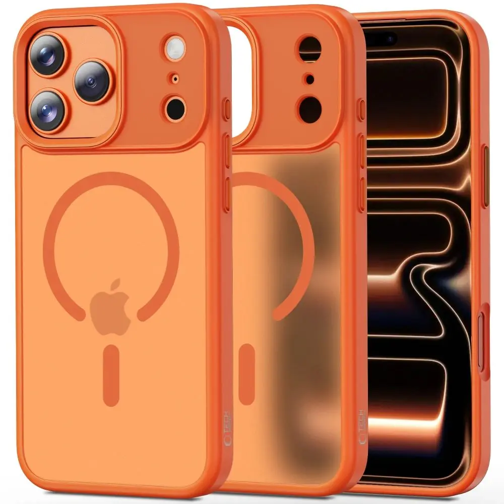 Tech-Protect MagMat MagSafe iPhone 17 Pro Max, matte orange