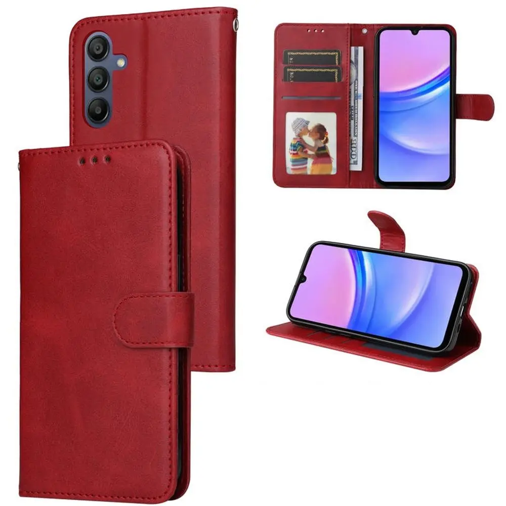 Magnet Case, Samsung Galaxy A17, červený