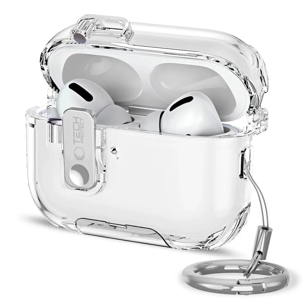 Tech-Protect Bounce Pro pouzdro, Apple AirPods Pro 3, průhledné