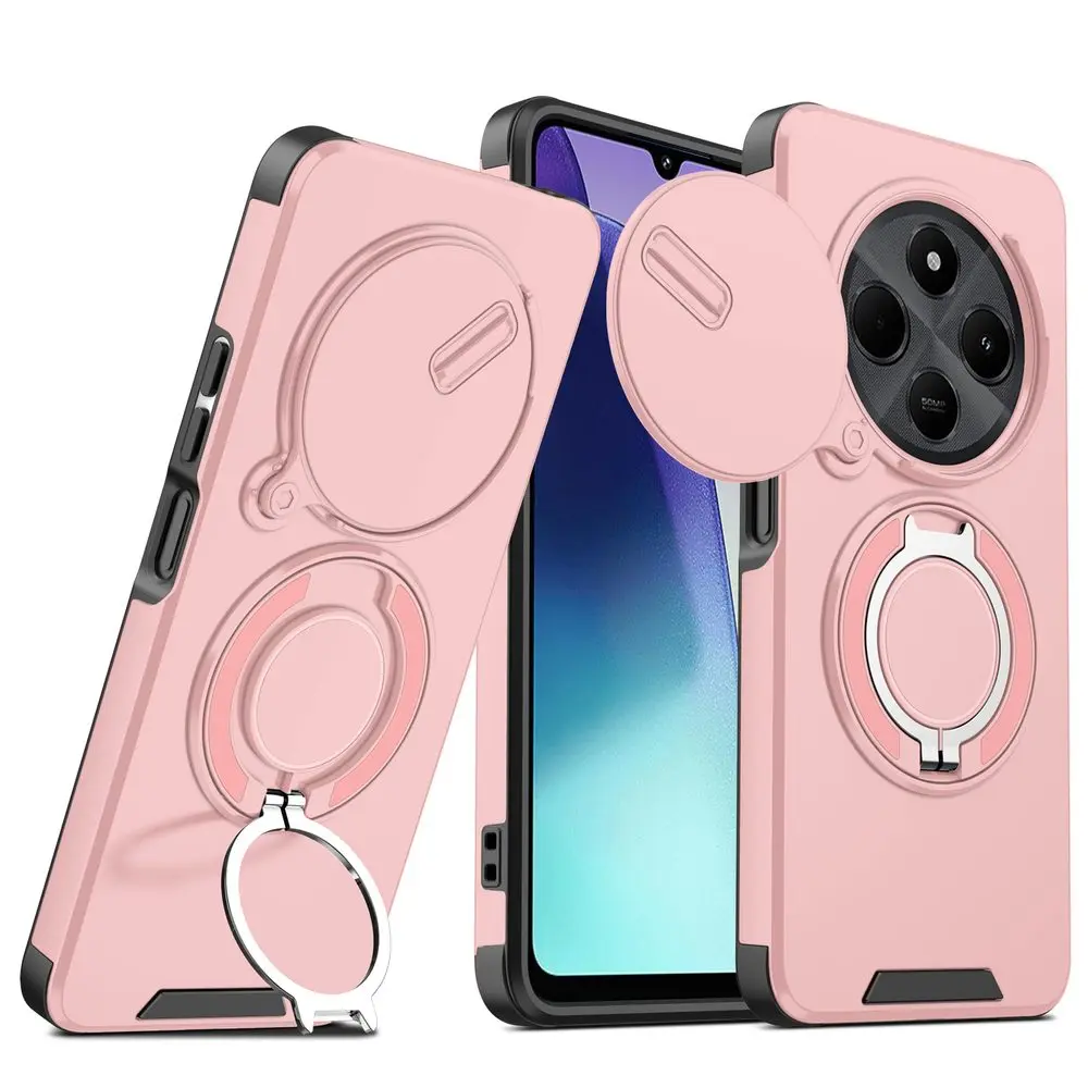 Camslide Stand obal, Xiaomi Redmi Note 14 Pro 5G, růžový