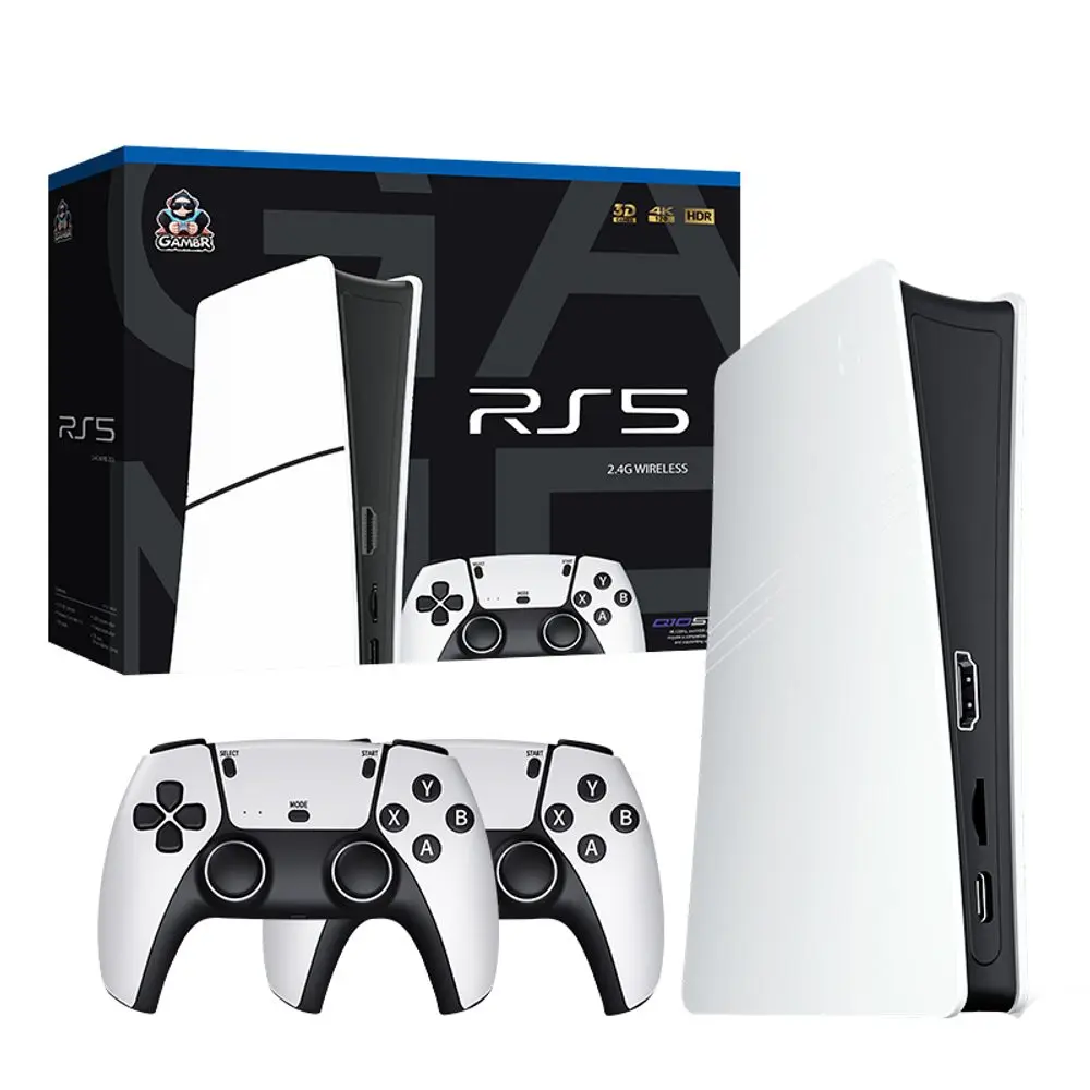 SJGAM Q10 SE Retro konzole se dvěma bezdrátovými ovladači, HDMI, Game Stick, 4K