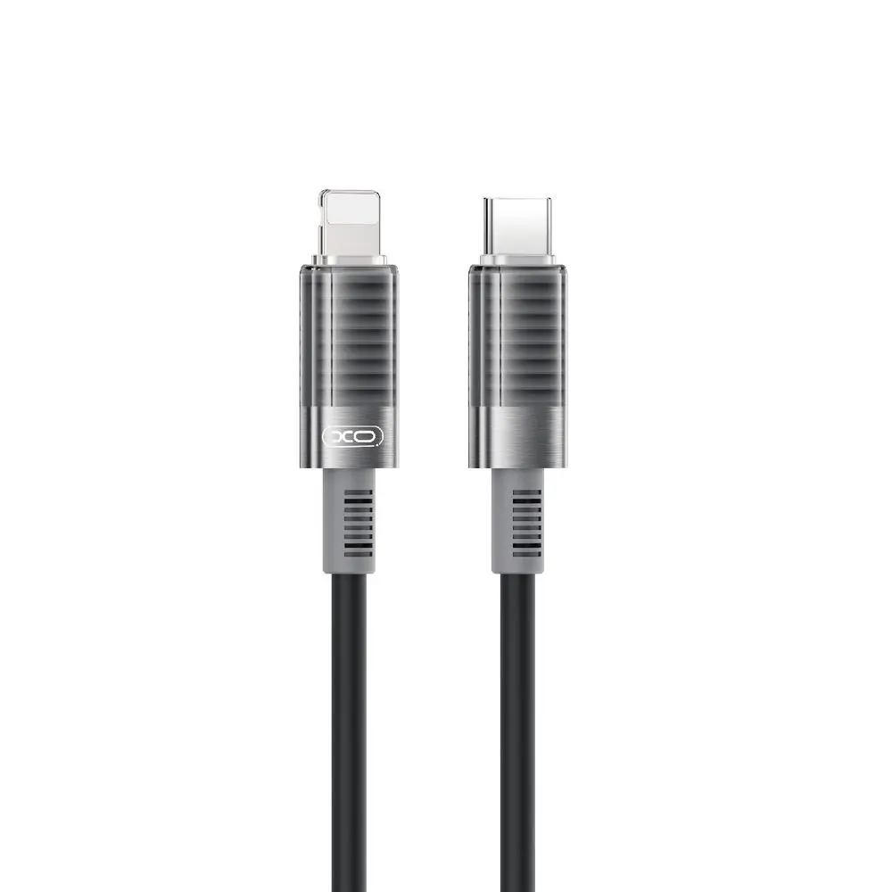 XO kabel NB-Q282A PD USB-C - Lightning, 1 m, černý